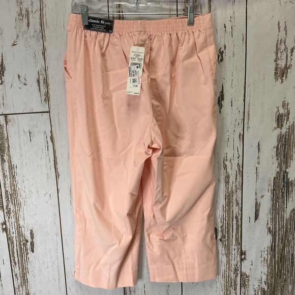 Alfred Dunner Light Pink Capris size 10 - Picture 2 of 2